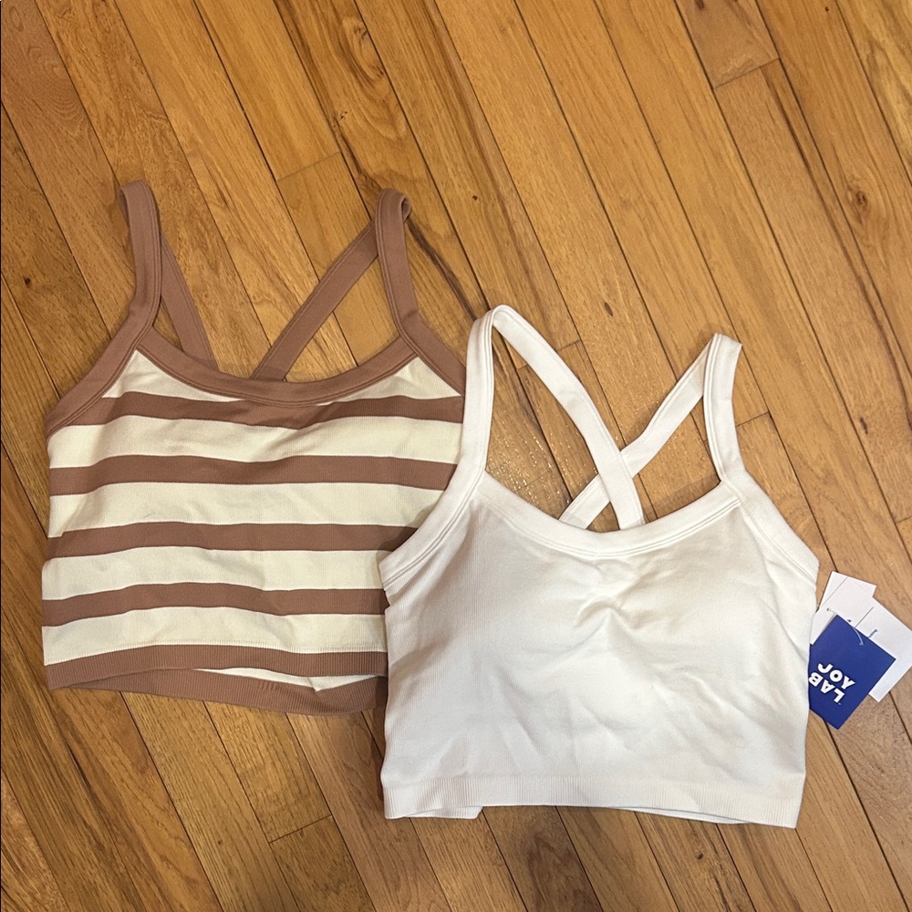 JoyLab Seamless Cropped Tank Bundle- NWT